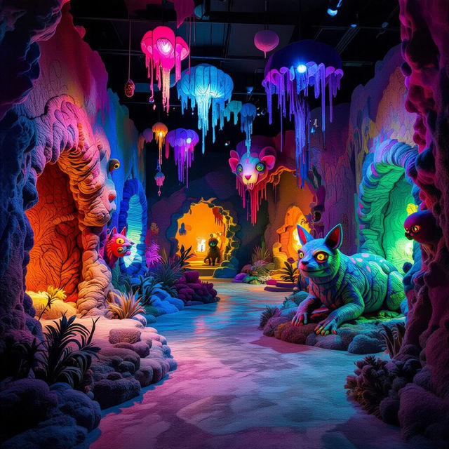 Meow Wolf Art gallery
