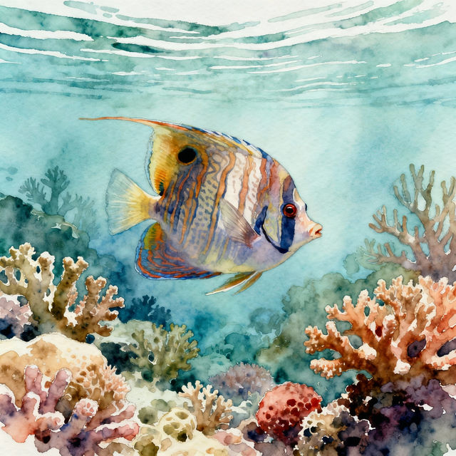 Angel Fish Drawings - AI Generated gallery