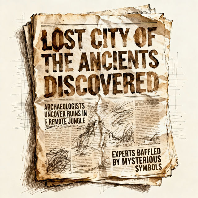 News Paper Drawing gallery