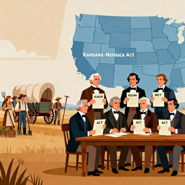 Kansas-Nebraska Act Drawing Easy gallery