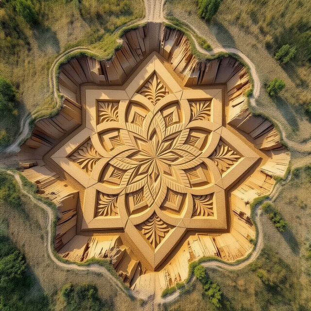 Earthwork Art - Made With AI gallery