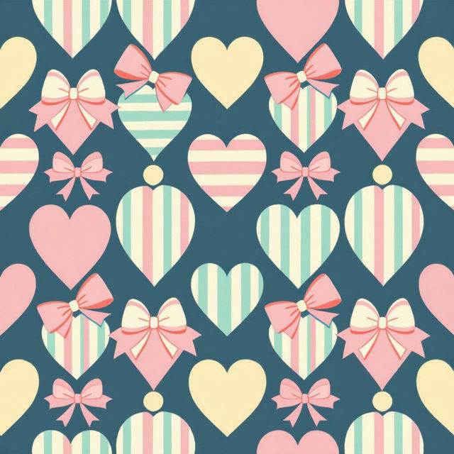 Preppy Heart Wallpaper gallery