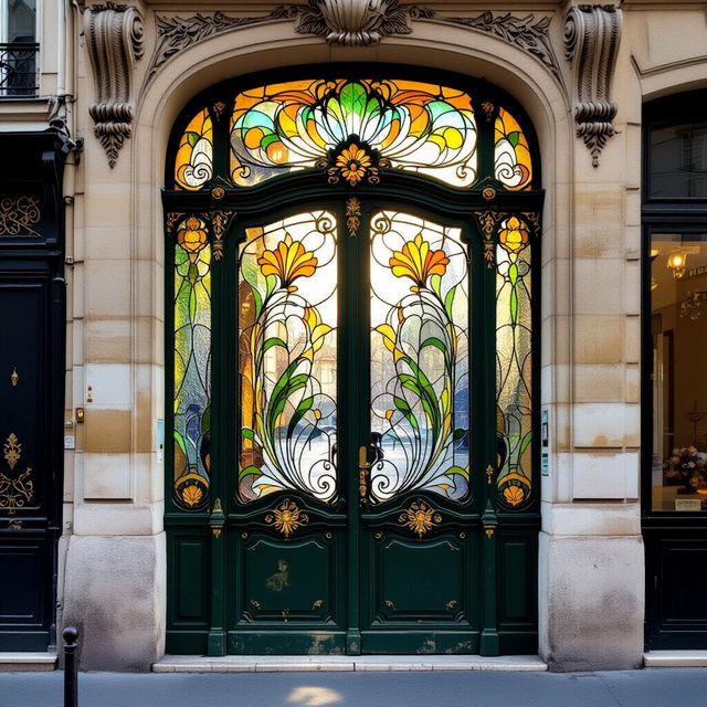 Art Nouveau Doors - AI Generated gallery