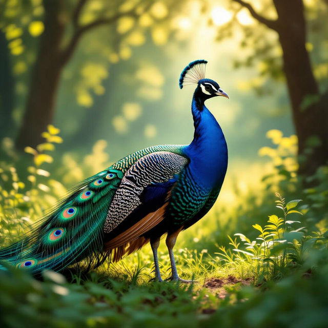 Female Peacock Images - AI Generated gallery