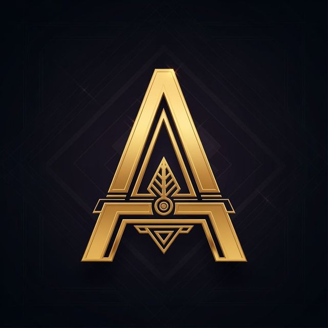 Browse Art Deco Fonts Generated by AI gallery