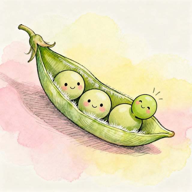 Pea Drawings - Made With AI gallery