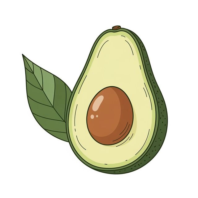 Avocado Drawing Ideas and Inspiration gallery