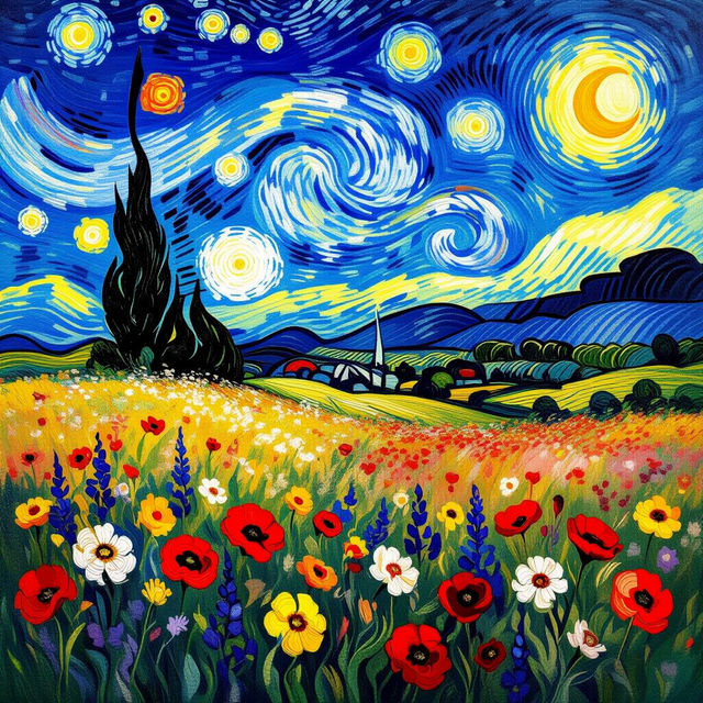 Famous Art Inspired By Nature - AI Creations gallery