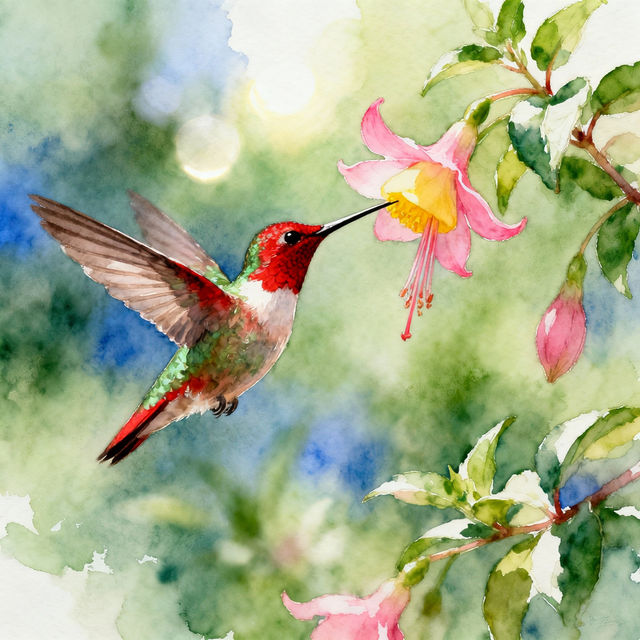 Drawing Hummingbird Art gallery
