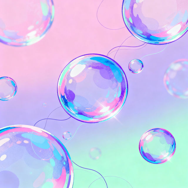 Bubbles Drawings - Made With AI gallery