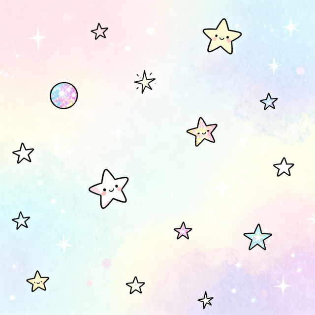 Small Star Drawings - AI Generated gallery