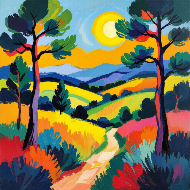 Fauve Art - Made With AI gallery