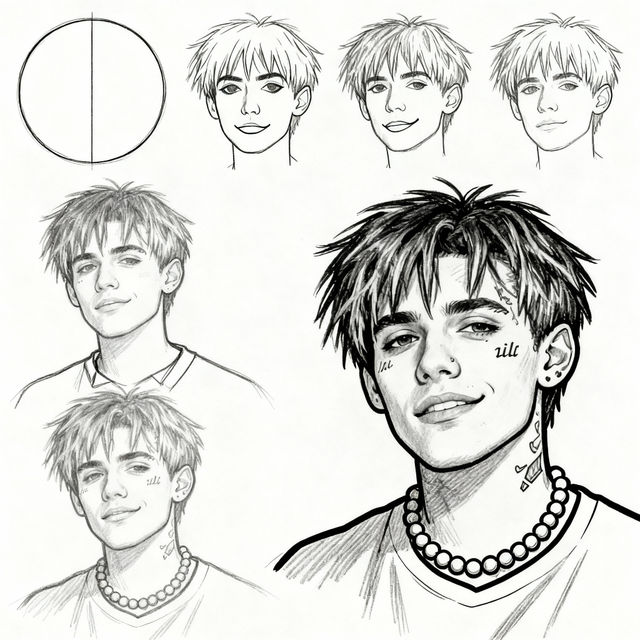 Lil Peep Drawing Easy gallery