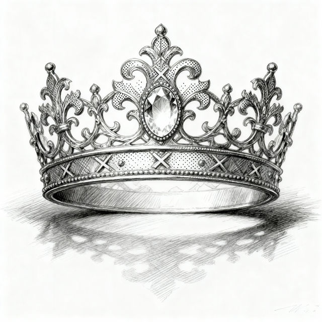 Drawing Crown Art - AI Generated gallery