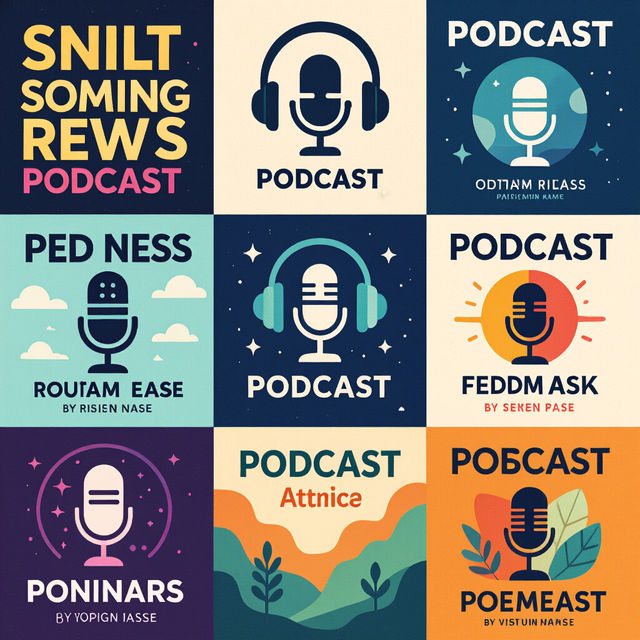 Podcast Cover Art Ideas gallery