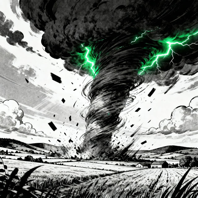 Tornado Drawings - AI Generated gallery