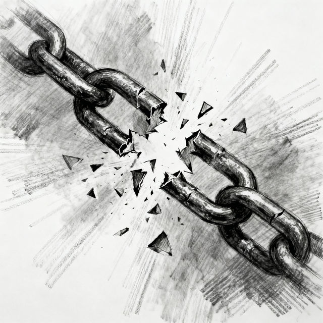 Broken Chain Drawing gallery