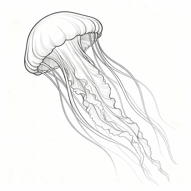 Easy Jellyfish Drawings gallery