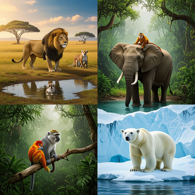 Pictures of Mammals - Created with AI gallery