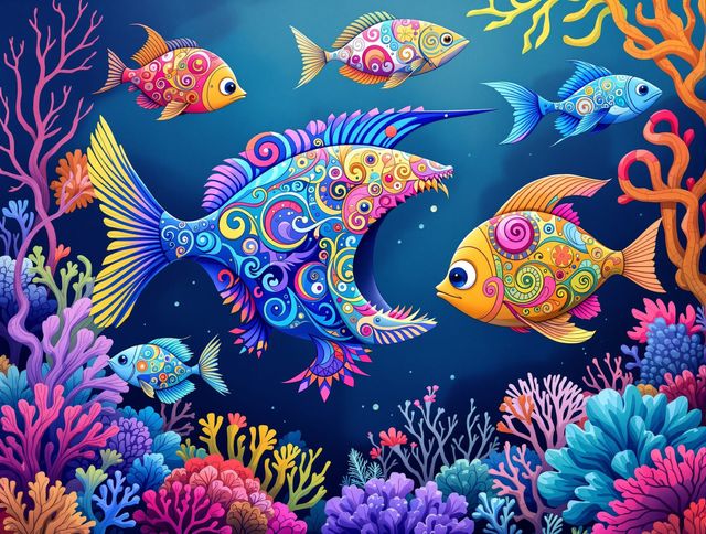 Fish Drawing & Tutorials gallery