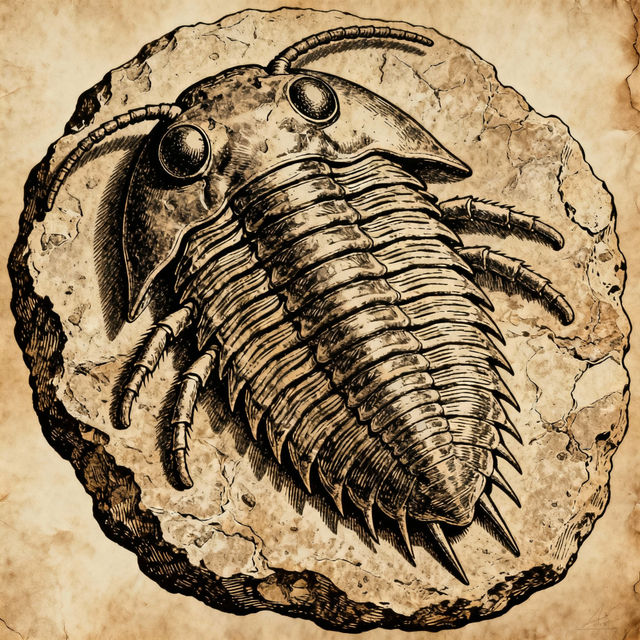 Trilobite Drawing gallery