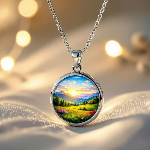 Picture Necklace Pendants - Custom AI Designs gallery