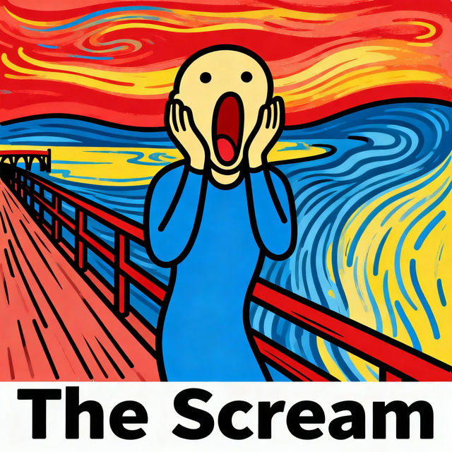 Easy Scream Drawings gallery
