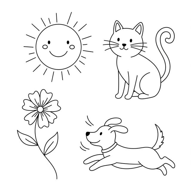 Explore Easy Pictures to Draw with AI gallery