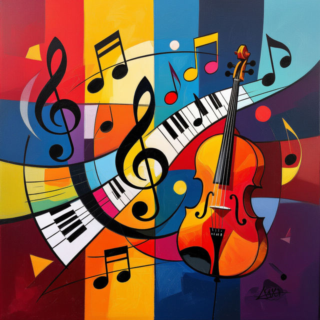 Music Wall Art - AI Generated gallery