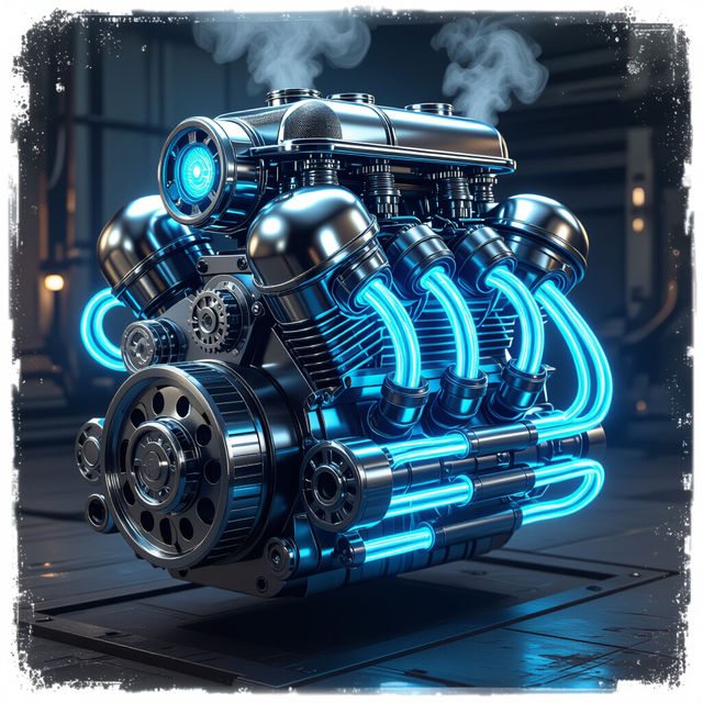 Engine Pictures - Generated by AI gallery