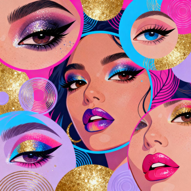 Makeup Drawings gallery