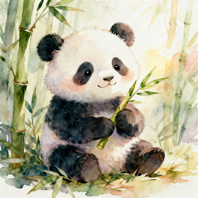 Cute Panda Drawings - Made With AI gallery