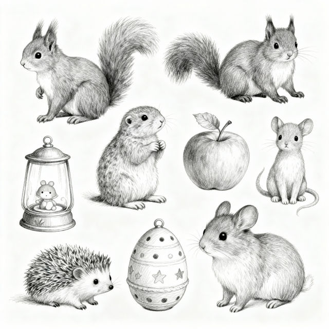 Cute Pencil Drawings - Made With AI gallery
