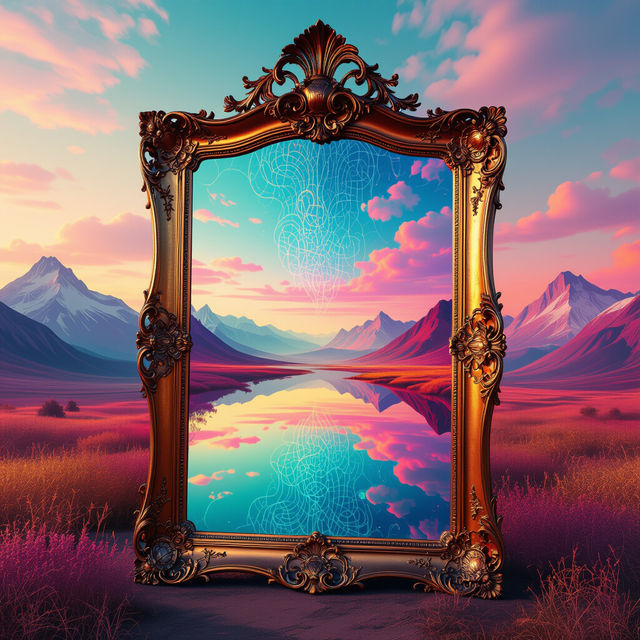 Picture Mirror Art - Made With AI gallery