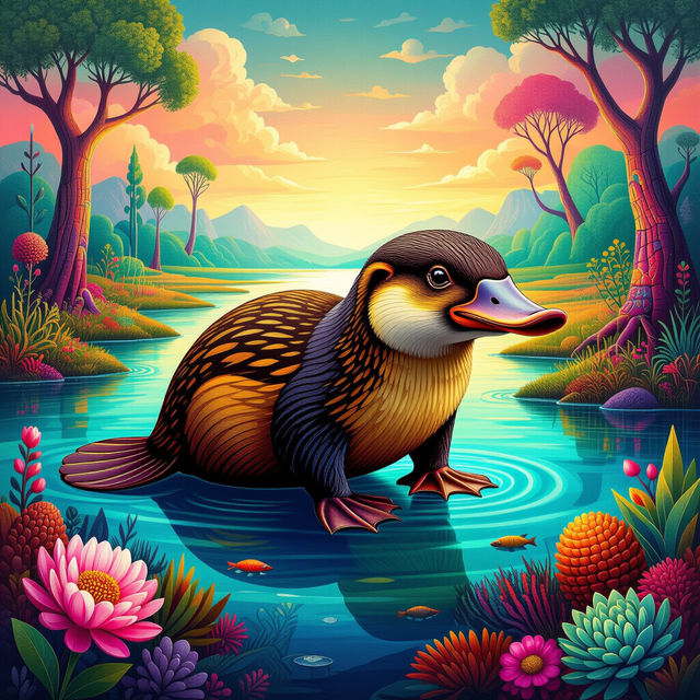 Platypus Pictures - AI Generated gallery