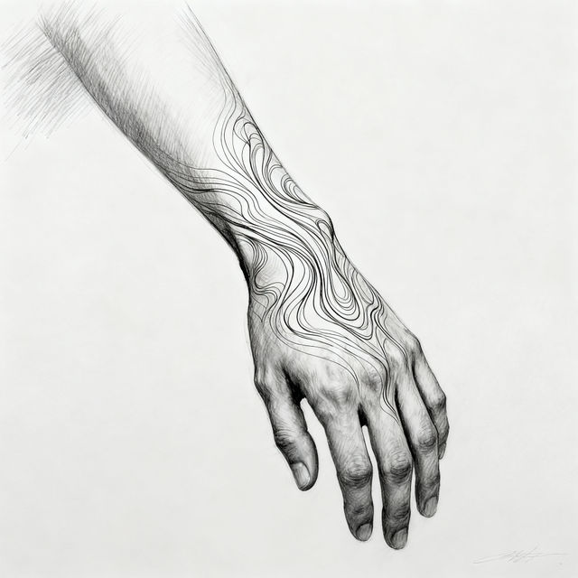 Wrist Drawings - Created with AI gallery