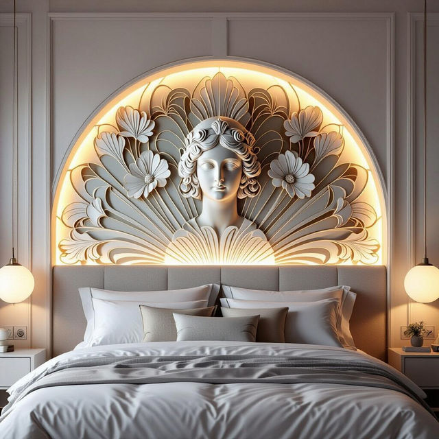 Wallpaper Headboard Ideas gallery