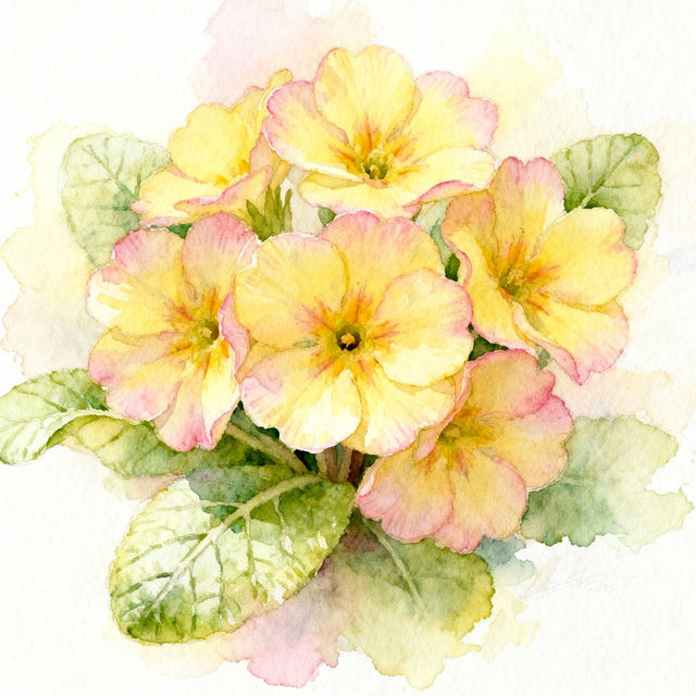 Primrose Drawings - AI Generated gallery