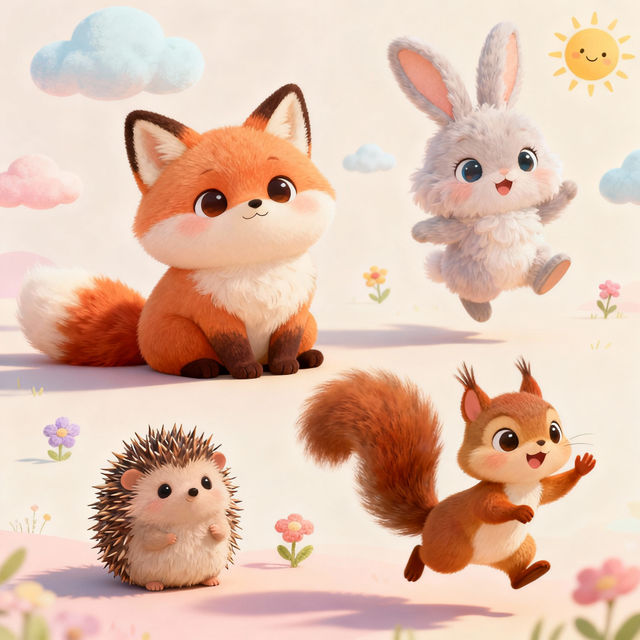 Cute Furry Drawings - Made With AI gallery