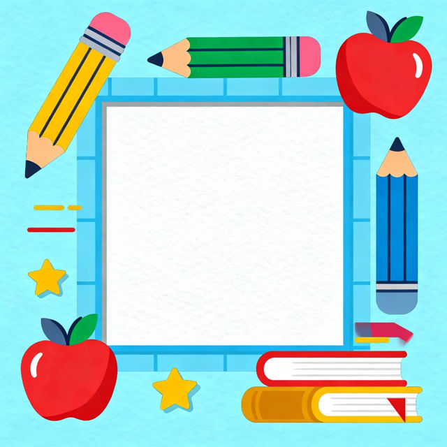 School Picture Frames - AI Generated gallery