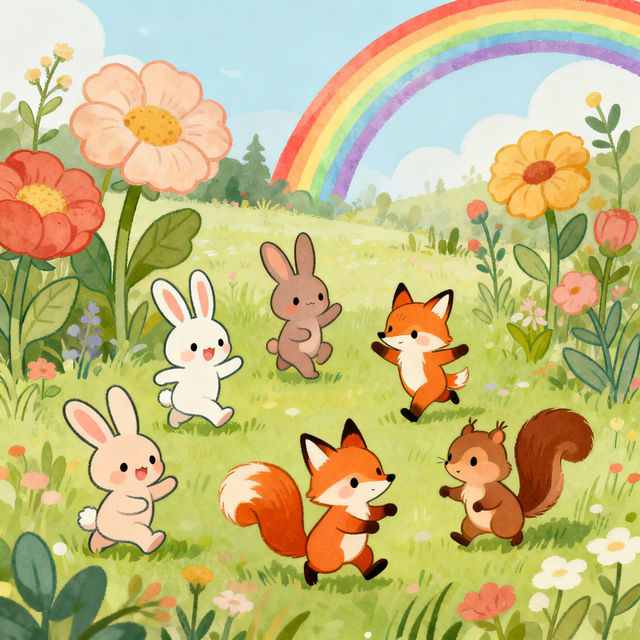 Cute Cartoon Pictures - Made With AI gallery