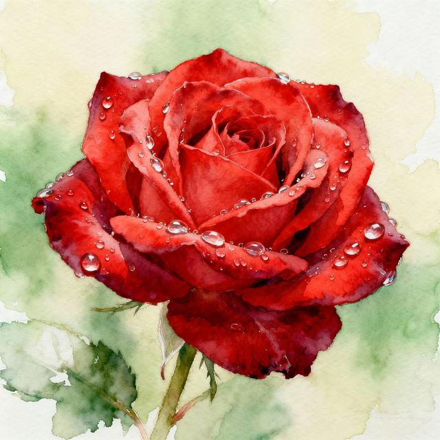 Drawing Rose - AI Art gallery