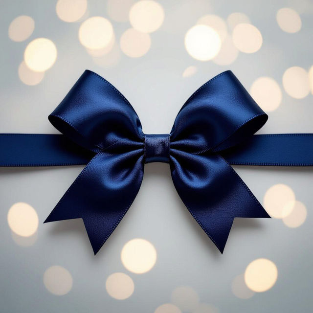 Navy Blue Bow Wallpaper gallery