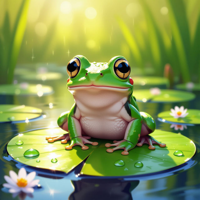 Cute Frog Images gallery