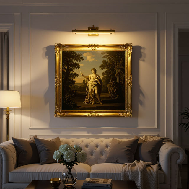 House of Troy Picture Lights - AI Generated Art gallery