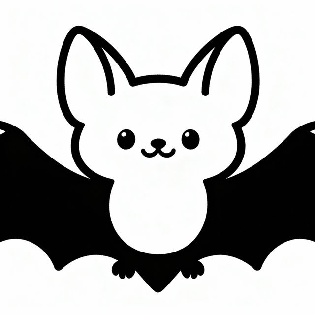 Simple Bat Drawings - Made With AI gallery