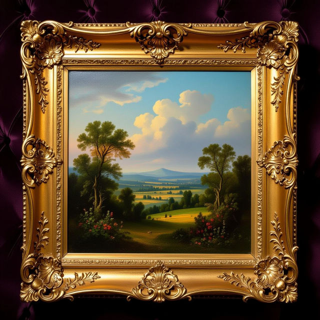 Golden Picture Frames - AI Generated gallery