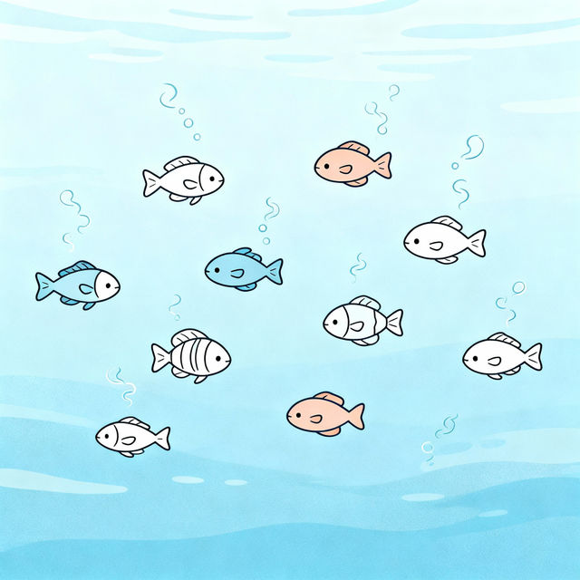 Small Fish Drawings - AI Generated Art gallery