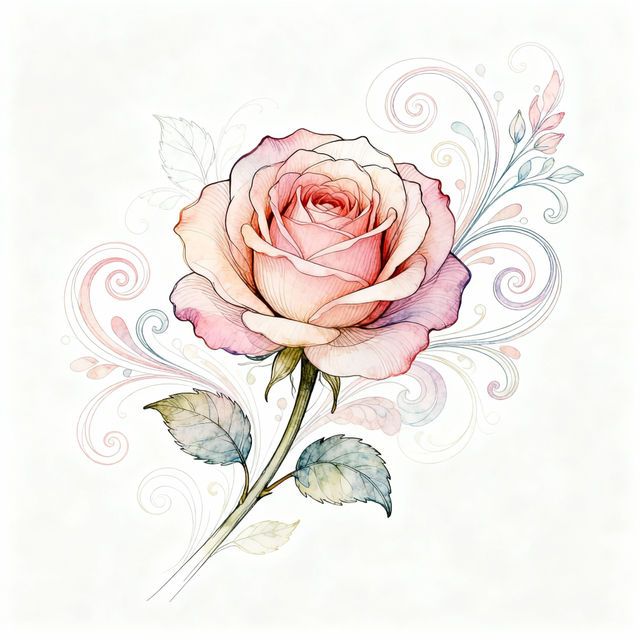 Aesthetic Flower Drawings gallery