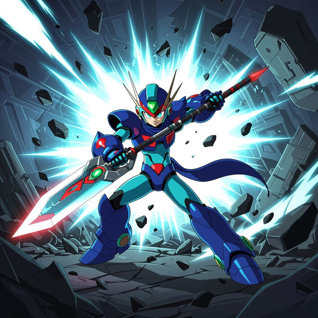 Megaman Zero Art - AI Generated gallery